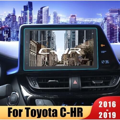 For Toyota C-HR CHR 2016 2017 2018 2019 2020 Tempered Glass Car Navigation Screen Protector LCD Touch Display Protective Film
