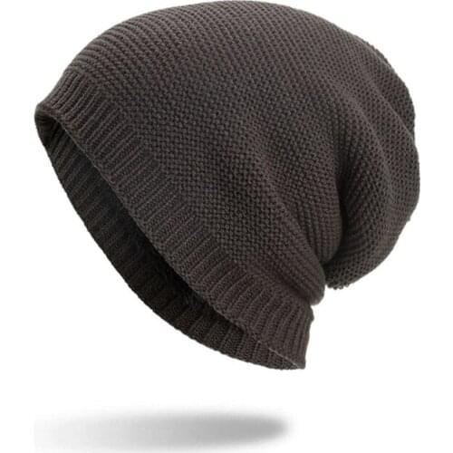 Winter Vintage Stripe Thicken Knitting Beanies Caps Men Unisex Outdoor Warmth Windproof Riding Snow Day Hats Women Truck Cap W42