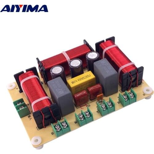 AIYIMA 300W Four-way Crossover Divider Home Theater One Treble One Midrange Two Bass Audio Speaker Frequency Filter