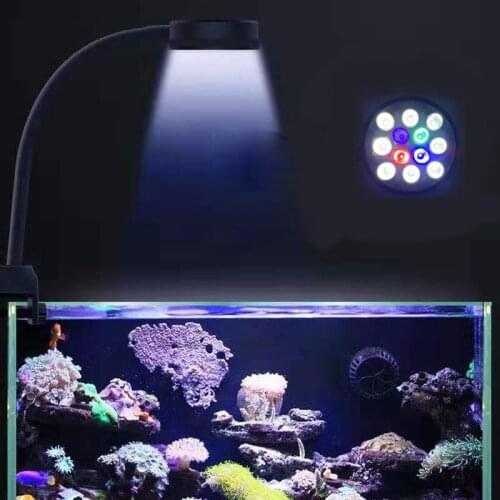 Aquarium Light Sea Water Led Light 110-240V Fish Tank Light Lamp for Coral Grow Aquatic Plants Light Marine Reef LED Light