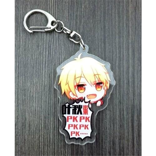 Anime Cartoon Quan Zhi Gao Shou The Kings Avatar Ye Xiu Huang Shao Tian Keychain Keyring Toy Cosplay Keychain Christmas Gift