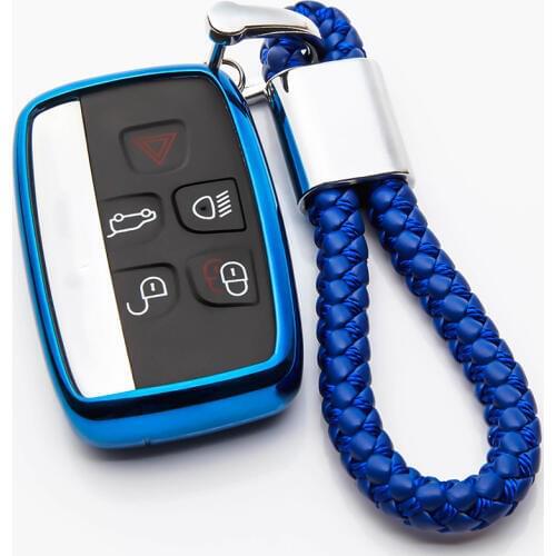 For Landrover Rang Rover A8 A9 Freelander 2 3 2003-2016 2017 Discovery 4 SPORT TPU Car Key Cover Case Key Holder Car Accessories