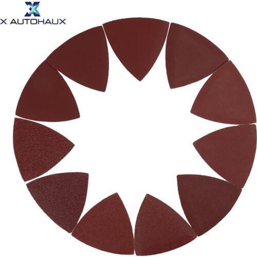 X Autohaux 30-220pcs 80x80mm Sanding Discs Sander Pads Assorted 40-1000 Grits Sandpaper for Random Orbital Sander