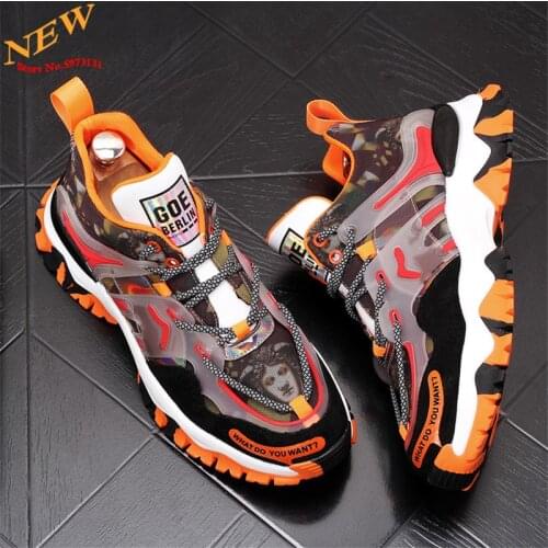 Fashion Wild Designer Punk Men Sneakers Hip Hop Board Shoes Casual shoes Chaussure Homme