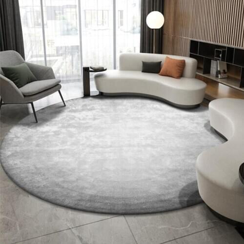Concise style Round Carpet Livingroom Home Round Rug for Bedroom Computer Chair Dressing Table Bedside Floor Mat Thick Nordic
