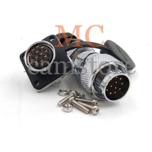 WS20, 12pin Waterproof connectors, LED power cable connector male and female, Automotive Connectors 12pin plug and socket