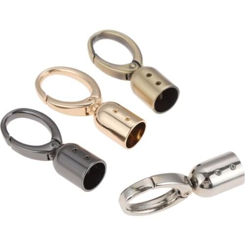 1Pc Zinc Alloy Dog Buckle Handbag Decorative Leather Rope/Tassel Bell Spring Opening Bag Hook Furniture Hardware DIY Accessories