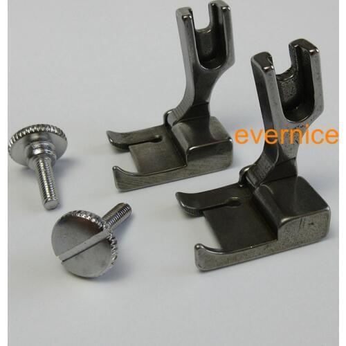 2 Hinged Raising Presser Foot With Guide Top-Stitch For Industrial Sewing Machine
