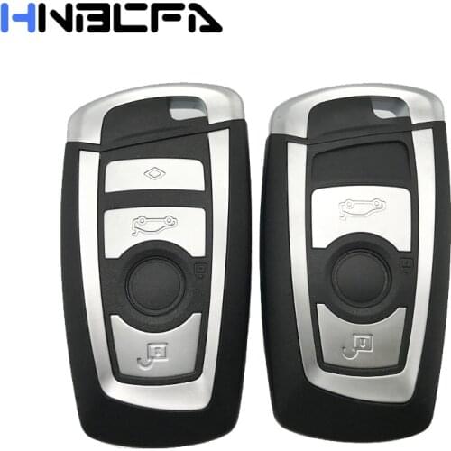 3/4 Buttons Remote Key Shell For BMW CAS4 F 3 5 7 Series E90 E92 E93 X5 F10 F20 F30 F40 Replacement Car key Case Cover Fob