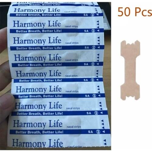 50Pcs Breathe Right Better Nasal Strips Stop Snoring Anti Snoring Strips Sleep & Snoring Strip Easier Better Breathe Health Care
