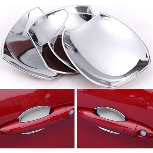 ABS Car Side Door Handle Bowel Protector Cover Trim For Alfa Romeo Giulia 2017