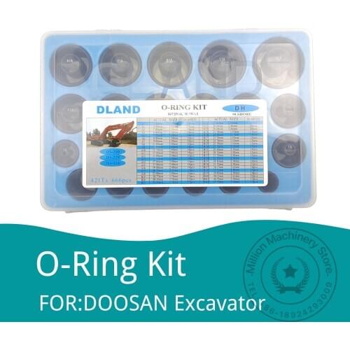 Excavator Accessories Boxed O-ring Boxed Apron Seal ring Nitrile Excavator Accessories for DOOSAN DAEWOO Excavator Repair Tool
