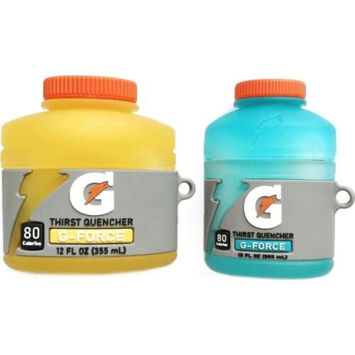 Hot Sale Cartoon Energy Drinks Design Earphone Cases with Hook for Airpods Pro Cute Creative Style Soft Covers for Airpods 1/2