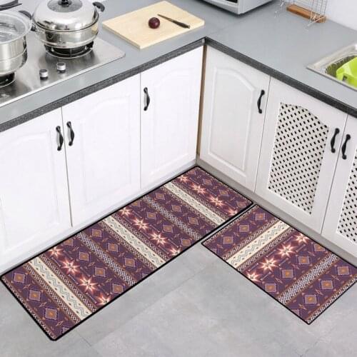 Long Strip Kitchen Mat Anti-slip Entrance Doormat Modern Floor Mats Absorbent Bath Carpet Living Room Bathroom Printed Rug
