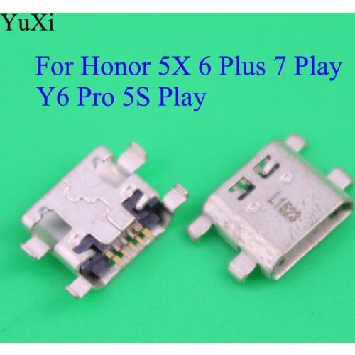 For Huawei Ascend Honor 6 Plus 7 5X Play Y6 Pro 5S Play micro mini USB Charging Port Connector Plug Socket Dock Repair Part jack