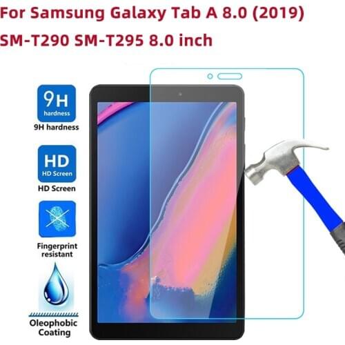 For Samsung Galaxy Tab A 8.0 2019 T290 T295 Tempered Glass Screen Protector SM-T290 SM-T295 8.0inch Protective Tablet Glass Film