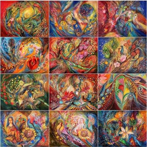 GATYZTORY Phoenix DIY Oil Painting By Numbers Kits Acrylic On Canvas Paint By Numbers Animal Home Wall Art Decor Unique Gift 40x