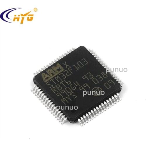 Imported chip STM32F103RBT6 LQFP64 SMD brand new original authentic