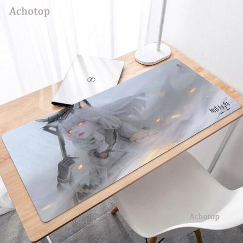 Anime Arknights Large Pad Mouse Mat 4mm PC Computer Gamer Locking Edge Mousepad Gaming Keyboard Mice Mats Pad 40x90 for LOL