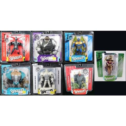 Macfarlane Spawn 30 Generations Anime Kids Toys Animation Peripherals Series Tiffany Kills Angel Lord of Omega Orangutan
