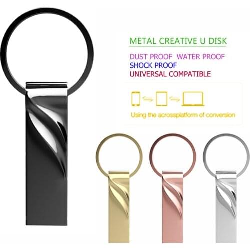 Metal usb flash drive 128GB 64GB 32GB 16GB 8GB 4GB pen drive pendrive флешка NEW u disk memoria cel usb stick gift Custom logo