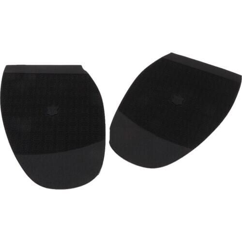 Anti Slip Shoe Repair Tools Pad Heel Replacement Rubber Bottom Heels and Half Soles, Black