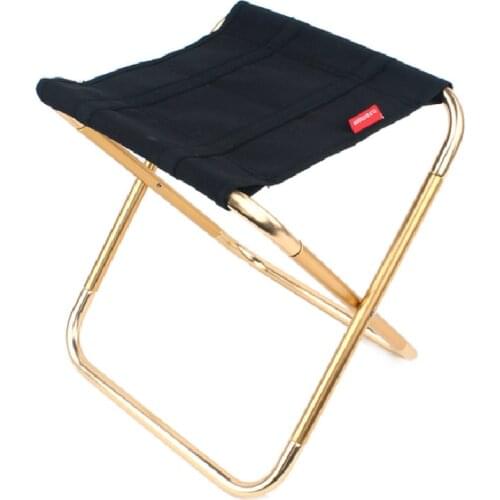Portable Small Stool Fishing Chair Lightweight Picnic Camping Chair Foldable Aluminum alloy Folding Outdoor Furniture