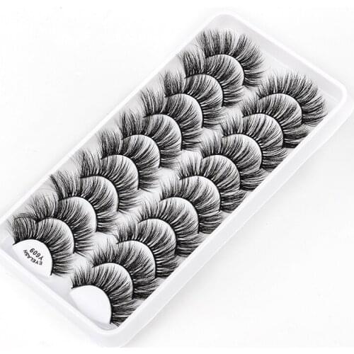 YSDO Eyelashes 3/10 Pairs 3D Mink Lashes Natural Volume Eyelash Thick Makeup Dramatic Fluffy Fake Lashes Faux Cilios maquiagem