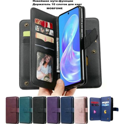Redmi Note10 5G Leather Case For Xiaomi Redmi Note 10 Pro 5G 10 Ultra 10 Cards Slot Wallet Flip Phone Cover Redmi Note 10 Capa