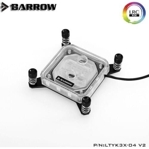 Barrow CPU Water Block For AMD/ Intel Socket LGA115X /X99 X299 5V ARGB 3PIN MOBO AURA SYNC