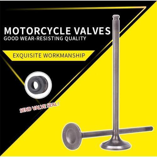 8 Pairs Intake Exhaust Valves with Oil Seal For Yamaha FZR250 3LN FZR 250 RR FZR250RR Large drums Motorcycle Accessories