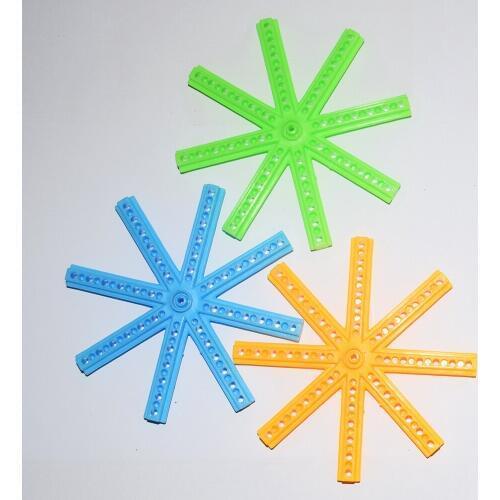 10/100pcs 75x75 type plastic bar rod rc car bracket robot DIY toy technology model parts baby toys for children