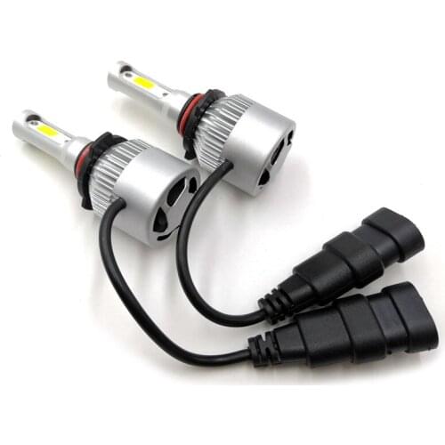 2pcs Car Headlight Bulbs Coversion Restore Kit LED Bulbs H1 H3 H7 H4 H11 9005 9006 9004 9007 72W 9V-36V Head Bulb Replacement