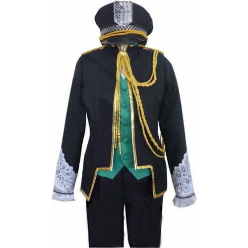 2018 Attack on Titan Levi Ackerman Black Military Uniform Dororo Heichou Cosplay Costume Custom-made Any Size