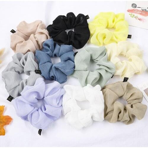 Woman New Scrunchies Top Quality Hair Ring Ties For Girls Ponytail Holders Rubber Band Elastic Hairband Hair Accessories
