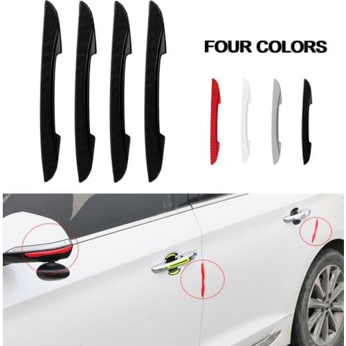 4pcs Simple Car Bubber Bumper Stickers Car Edge Corner Guard Protective Bumper Sticker For General Motors