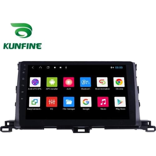 Android 10.0 Octa Core Car DVD GPS Navigation Player Deckless Car Stereo for Toyota Highlander 2015 2016 2017 2018 2019 Radio