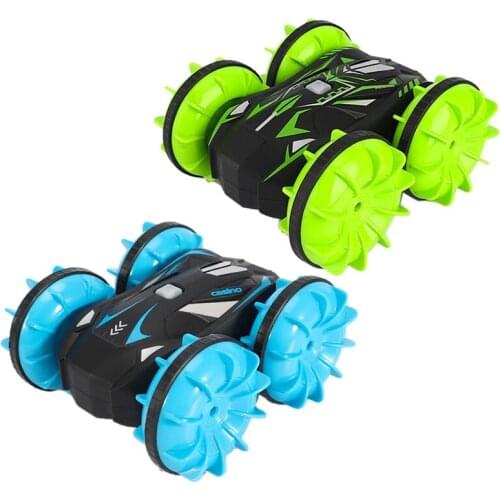 Amphibious RC Car 2.4Ghz 4WD Remote Control Boat Waterproof RC Monster Truck Stunt Car For 5+ Year Old Kids