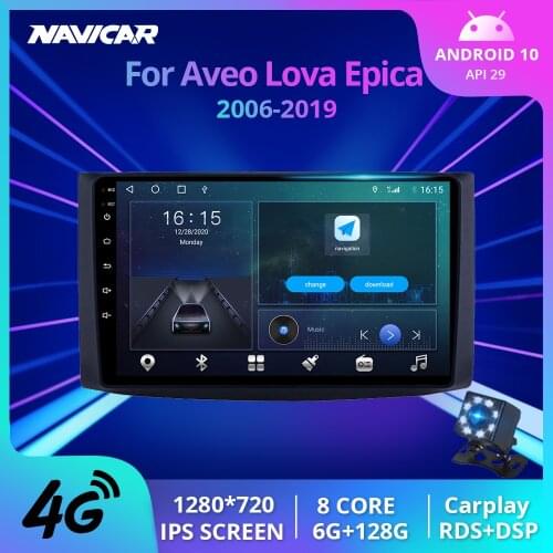 2Din Android10 Car Radio For Chevrolet Aveo Lova Captival Epica 2006-2019 Stereo Receiver GPS Navigation Auto Radio Car Receiver