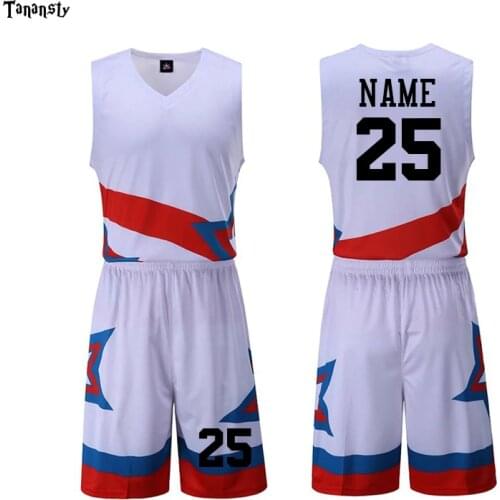 Basketball jersey college basketball sports Uniforms men Kit DIY Shirt Top quality Jerseys Sets with Shorts Suit Custom Logo