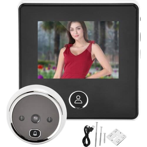 3.0 inch 0.3MP Digital Vedio Peephole Door Bell Camera 120 Degree Wide Angle LCD Screen Electronic Peephole Viewer Eye Doorbell