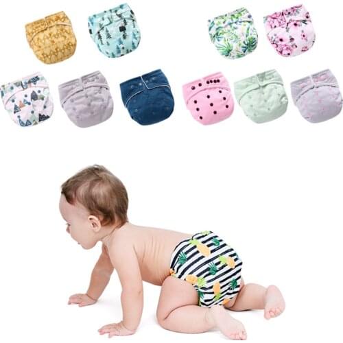 New Baby Diapers Reusable Training Pants Washable Cloth Nappy Diaper Waterproof Cotton Potty Panties Underwear