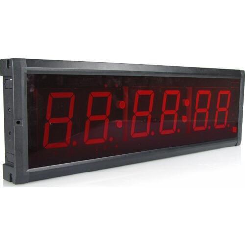 Fedex Free Shipping gym interval timer 3" 6digits led countdown timer secondmeter wedding led countdown timer