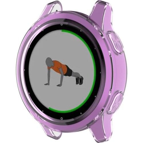 Hot Sale Protective Cover Case Skillful Manufacture TPU Protector Clear Shell Frame Replacement for Garmin Vivoactive 4S/ActiveS