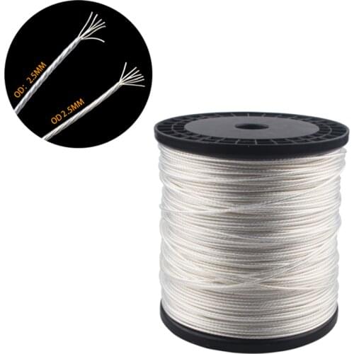 DIY Pure Silver Headphone Aux Bulk Audio Speaker Machine Inner Cable 2.5mm / 2.15mm