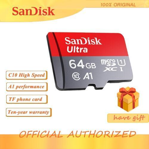 SanDisk Ultra Memory Card SDXC UHS-I microsd Class10 80M/s micro SD Card 32GB 64GB 128GB 256GB TF Card carto de memoria