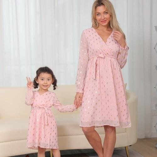 Kidswant Matching Dresses For Mom And Daughter