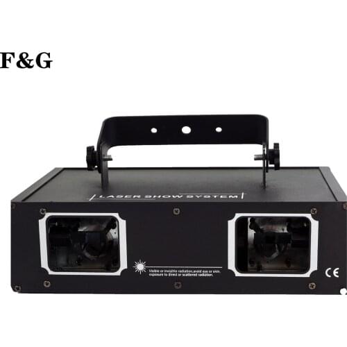 Lâmpada laser 2 cabeça de laser duplo buraco efeito palco dmx512 iluminação para pista dança e dj discoteca festa ktv nightclub