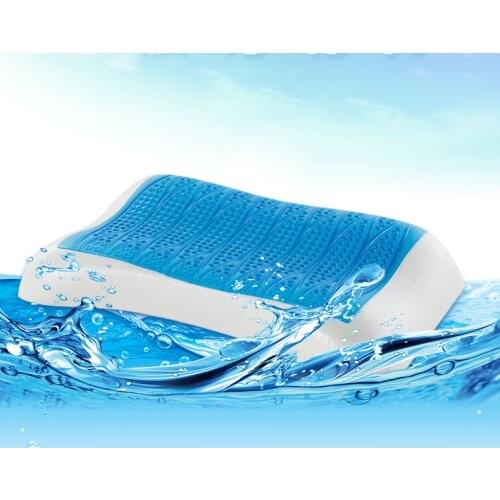 Olive 2021 Summer Ice-cold Gel Space Memory Pillow Core Comfortable Neck Protector And Slow Rebound Pillow For All Seasons