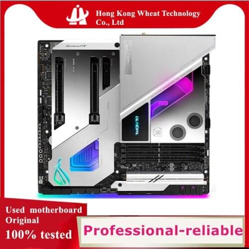 For ASUS ROG MAXIMUS XIII EXTREME GLACIAL Motherboard Socket LGA 1200 M.2 nvme ssd Z590 Used Original Desktop Mainboard